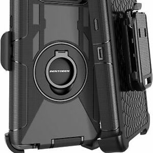 Bentoben Silicone and Plastic Phose Case with Ring Kickstand & Belt Clip